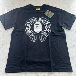Bape x Chrome Hearts Horseshoe Tee (Brand New)(black)
